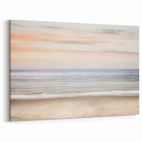 Tranquil Summer Beach Wall Art – Serene Ocean Canvas Print