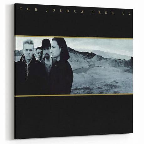 Retro U2 The Joshua Tree Poster - Vintage Album Cover Wall Art