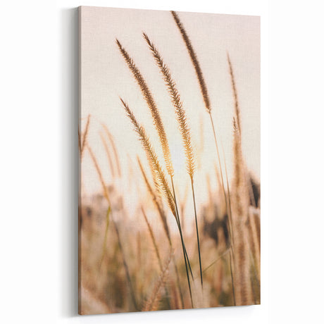 Golden Summer Field – Nature-Inspired Warm Wall Art