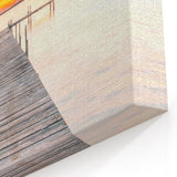 Scenic Sunset Pier – Tranquil Summer Landscape Wall Art