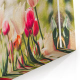 Spring Art Prints – Vibrant Tulip Garden in Bloom Canvas
