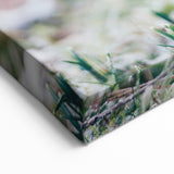 Spring Canvas Art – Delicate Snowdrops Emerging from Frost