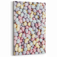 Spring Wall Decor – Pastel Easter Eggs Festive Art Print