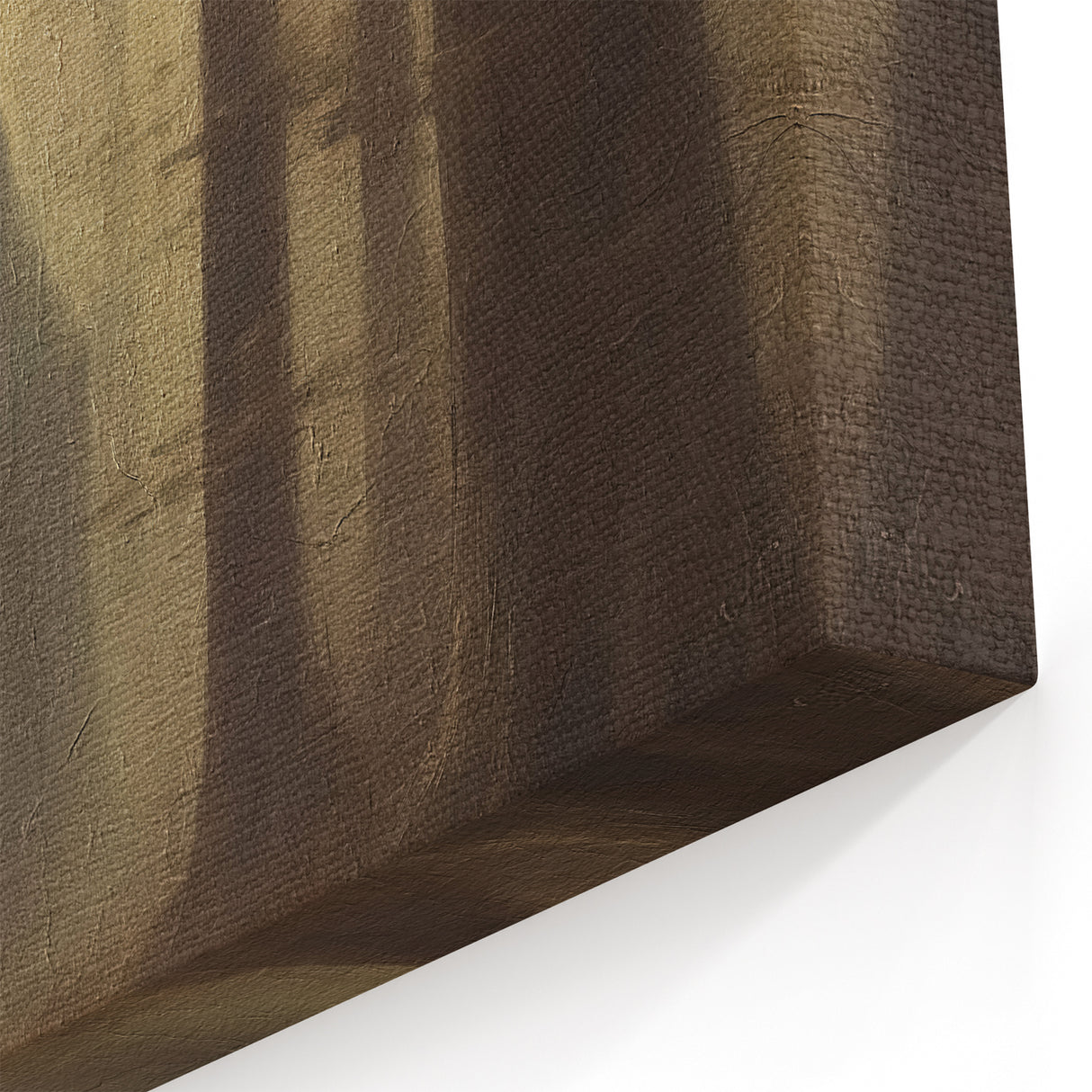 Spooky Wall Art - Haunting Forest Ghost Painting for Halloween Decor