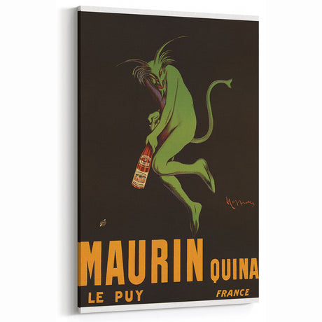Vintage Maurin Quina Poster: Retro Liqueur Advertising Wall Art