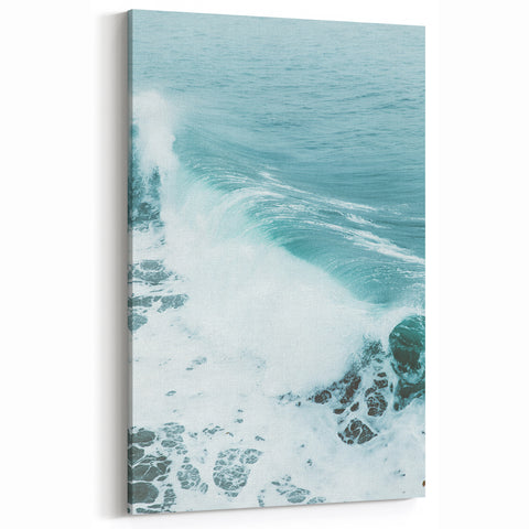 Powerful Ocean Wave – Dynamic Coastal Summer Wall Art