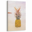 Tropical Pineapple on Beach – Vibrant Summer Wall Art