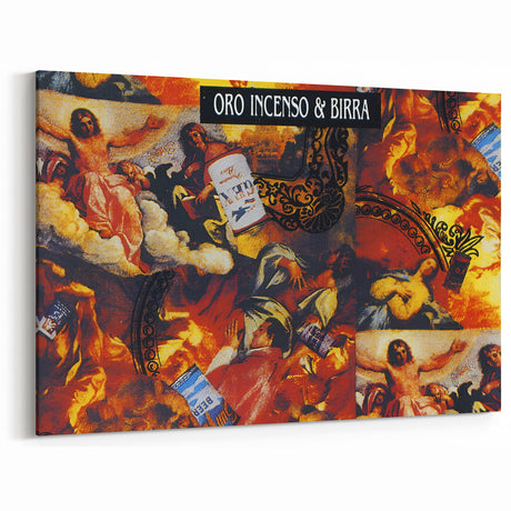 Zucchero Oro Incenso & Birra Retro Wall Art – Vintage Print