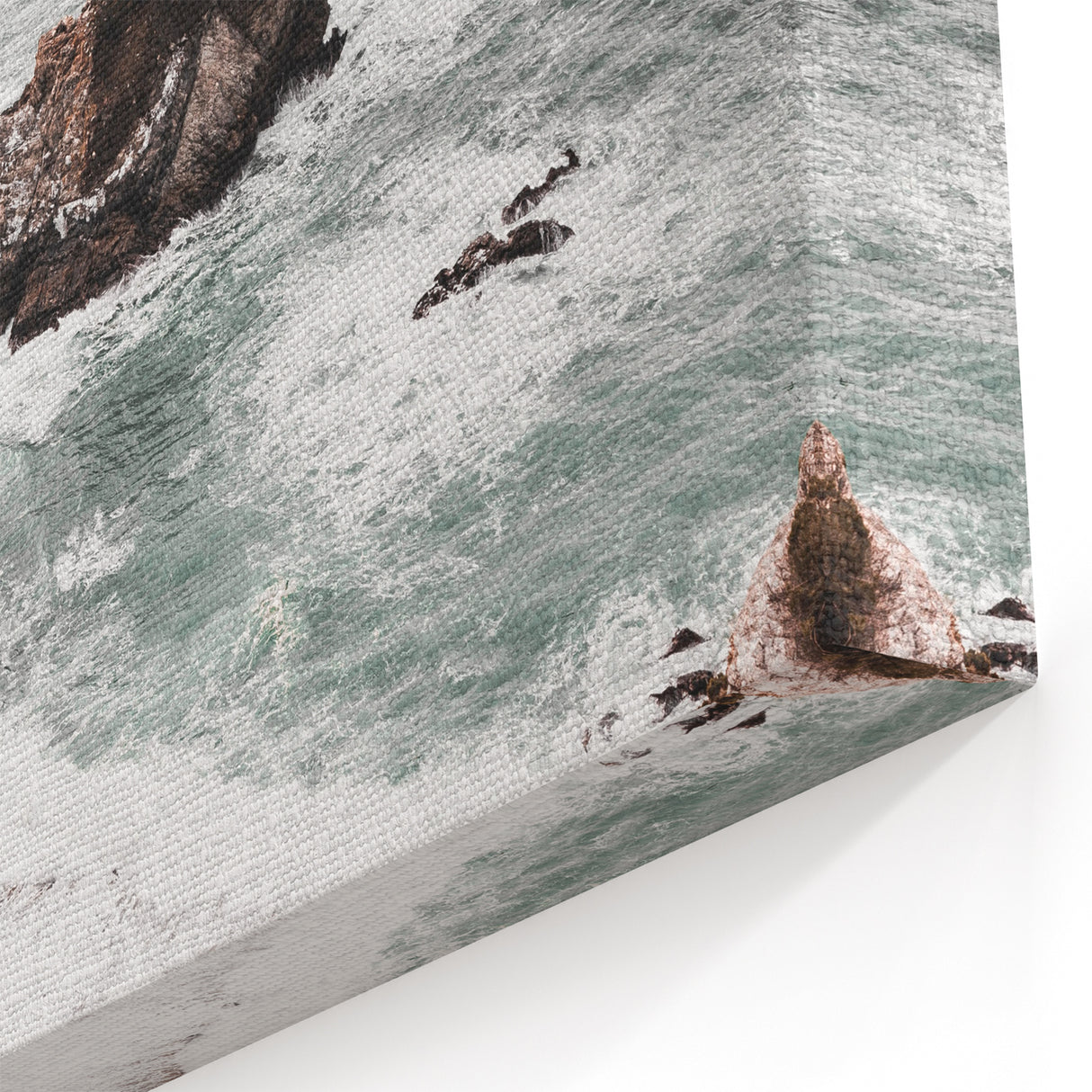 Dramatic Coastal Cliff View – Summer Landscape Wall Art