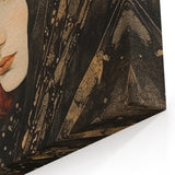 Antique Portrait Prints - Mysterious Red-Haired Woman Wall Art
