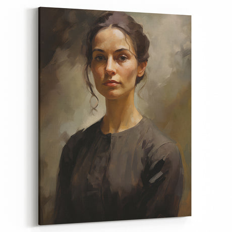 Classic Portrait Artwork - Timeless Vintage Woman Wall Art