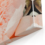 Soft Peach Peony - Spring Wall Art Floral Botanical Canvas