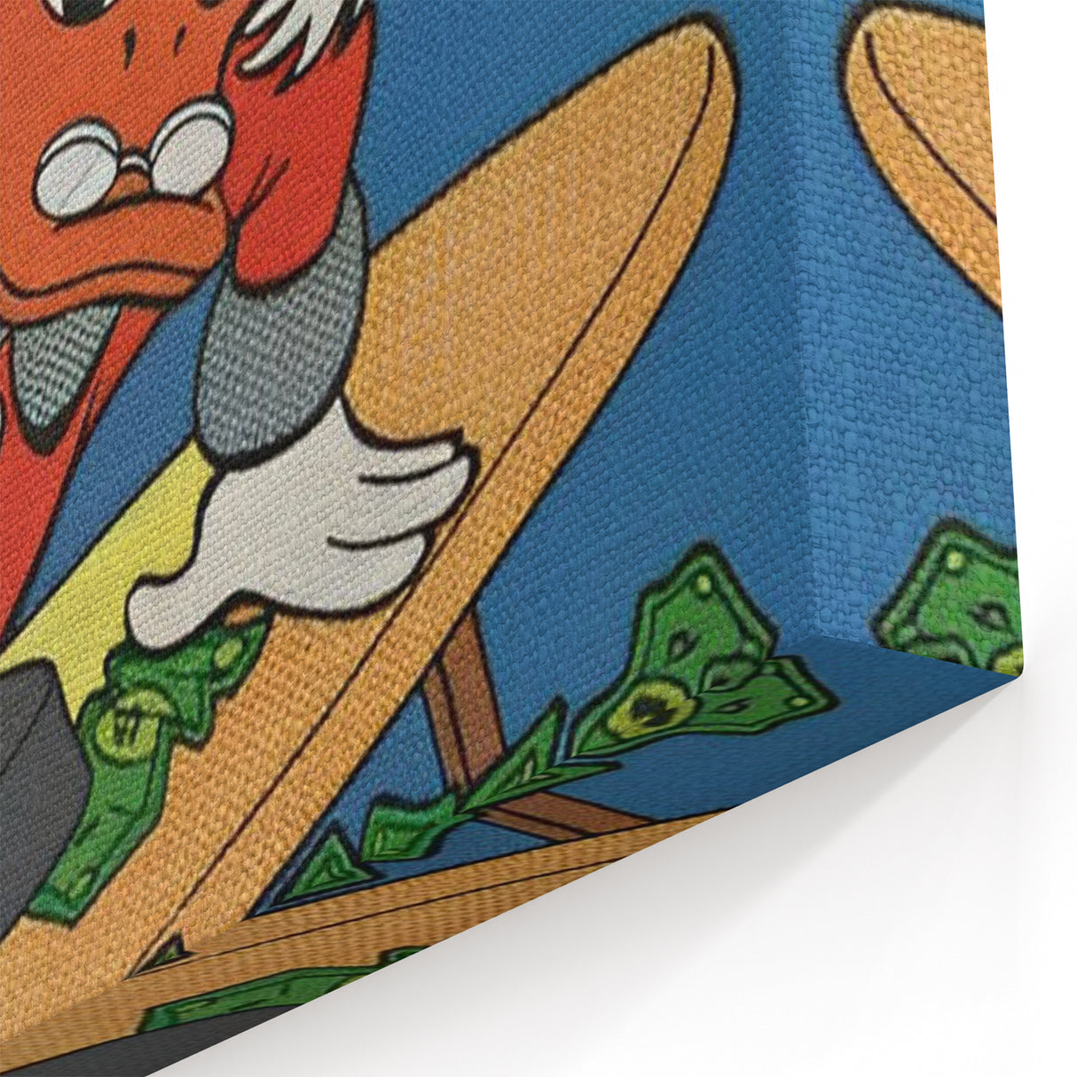 Vintage Comics Wall Art – Uncle Scrooge Retro Comic Book Poster