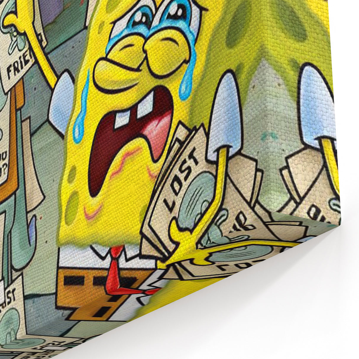 Vintage Comics Wall Art – SpongeBob Retro Cartoon Poster