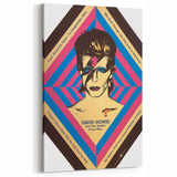 David Bowie Ziggy Stardust Retro Poster - Vintage Concert Art