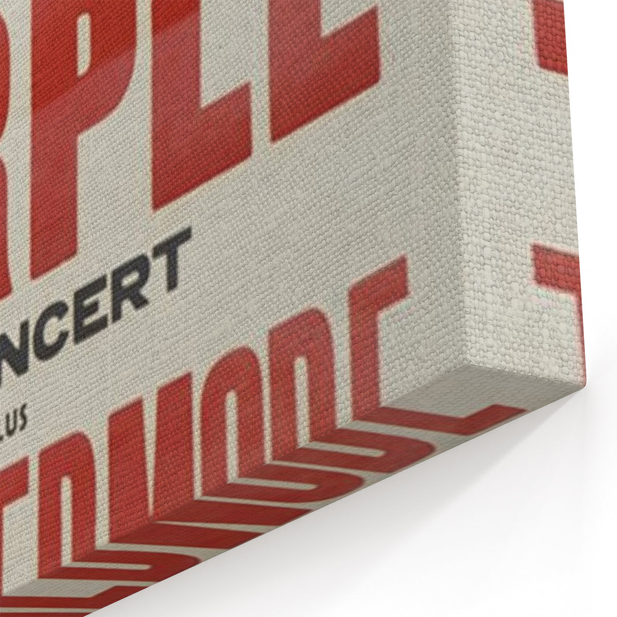 Deep Purple Concert Retro Poster - Vintage Fairfield Hall Art
