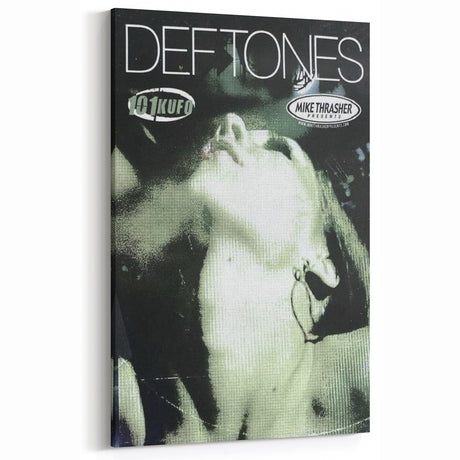 Deftones Concert Poster Art - Vintage Rock Wall Decor