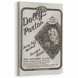 Dolly Parton Concert Poster - Vintage 1980s Music Art