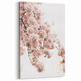 Spring Wall Art – Cherry Blossom Floral Canvas Art for Home