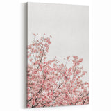Spring Wall Art – Minimalist Cherry Blossom Canvas Print