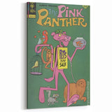 Vintage Comics Wall Art – The Pink Panther Retro Cartoon Poster