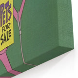 Vintage Comics Wall Art – The Pink Panther Retro Cartoon Poster