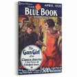 Vintage Magazine Cover Art – The Gun Girl Retro Print
