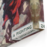 Vintage Magazine Cover Art – A Fighting Man of Mars Retro Print