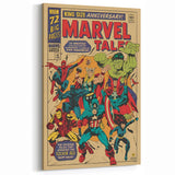 Vintage Marvel Tales Wall Art – Classic Superhero Anniversary Print