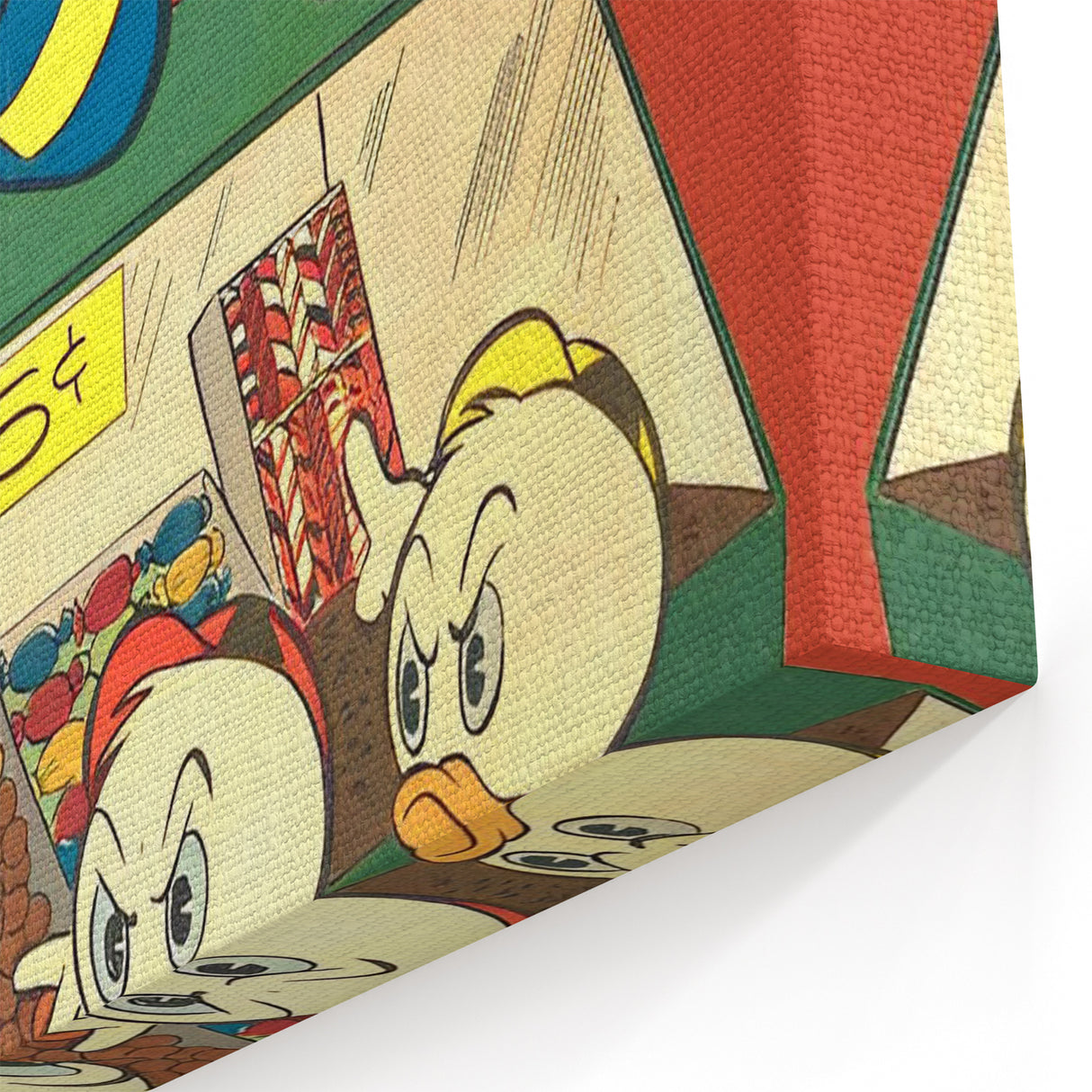 Classic Comic Book Poster – Donald Duck Vintage Cartoon Wall Art