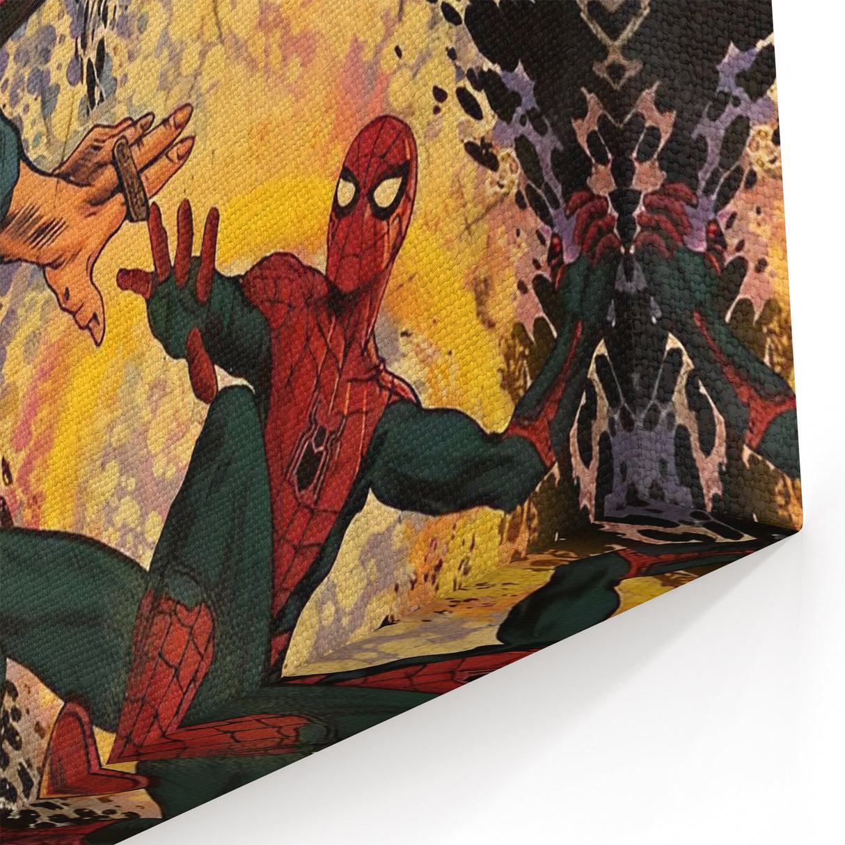 Collectible Comic Canvas Art – Spider-Man Vintage Comics Poster