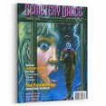 Vintage Cemetery Dance Cover Art – Clown in the Rain Retro Print