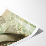 Vintage Animal Art: Whales in Ocean Waves | Antique Wildlife Prints