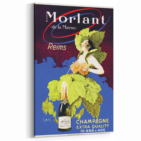 Vintage Morlant Champagne Ad – Retro French Poster Wall Art