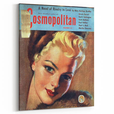 Vintage Cosmopolitan Magazine Cover Art – December 1955