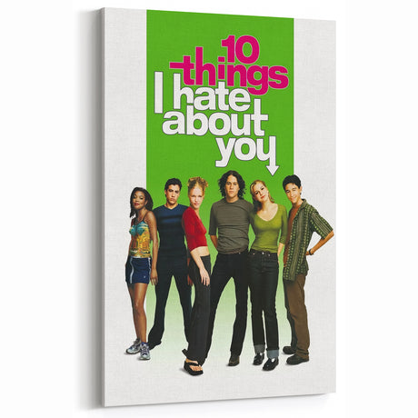 1990s Vintage Movie Poster - 10 Things I Hate About You Film Print