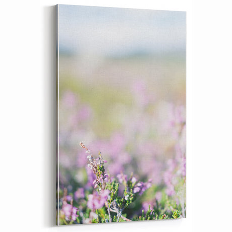 Soft Lavender Floral Wall Art – Serene Spring Botanical Print