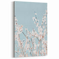 White Blossom Spring Wall Art – Elegant Botanical Canvas Print