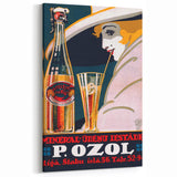 Vintage Apelsinu Brauzle Advertising Poster – Retro Drink Ad Wall Art
