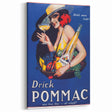 Vintage Pommac Poster – Retro Fruit Drink Ad Art
