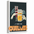 Vintage Quilmes Poster – Retro Beer and Cocktail Ad Art
