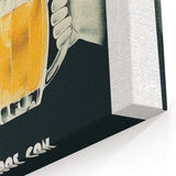 Vintage Quilmes Poster – Retro Beer and Cocktail Ad Art