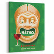 Vintage Mâtho Quinquina Poster – Retro Drink Ad with Bold Design