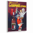 Vintage St. Raphaël Quinquina Poster – Retro Drink Ad with Playful Design