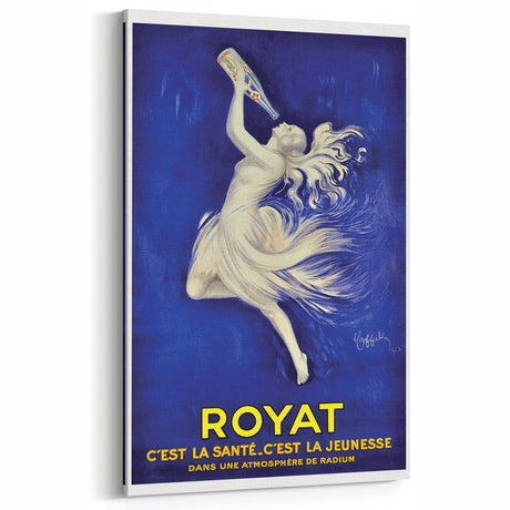 Vintage Royat Poster – Elegant Retro Advertisement with Health Message