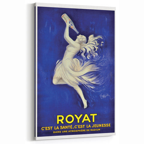 Vintage Royat Poster – Elegant Retro Advertisement with Health Message
