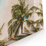 Tropical Beach Escape - Summer Wall Art with Palm Trees