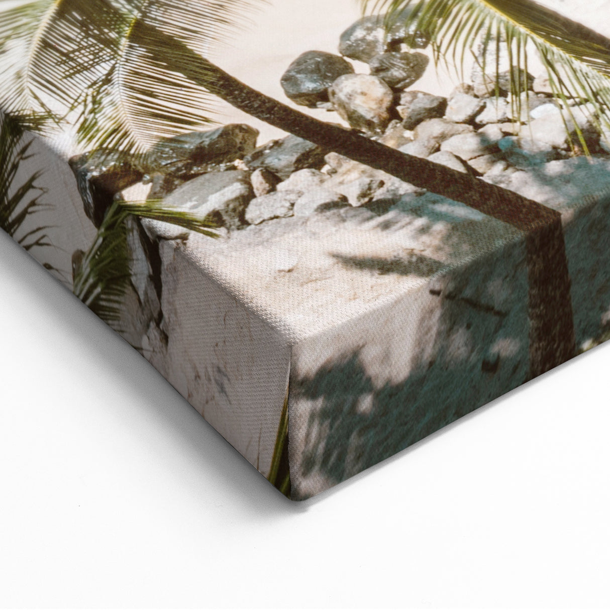 Tropical Beach Escape - Summer Wall Art with Palm Trees