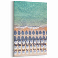 Aerial Beach View - Summer Wall Art with Umbrella Shadows