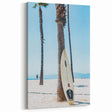 Surfboard & Palm Tree - Summer Wall Art for Beach Décor